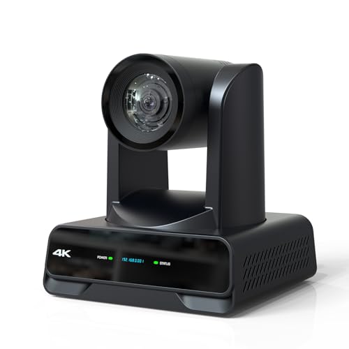 Image of 4K NDI PTZ Camera 30X Optical Zoom, AI Auto-Tracking Video Camera with Built-in NDI|HX License, 3G-SDI HDMI USB3.0 IP simultaneous Output, PoE+ for Church Services, Worship, Live Streaming, Education