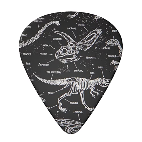 FUCVNPZ Lot de 6 médiators en celluloïd – Dinosaures jurassiques – Jauges fines, moyennes et lourdes pour guitares… - Les Beatles, Paul McCartney, John Lennon, RIngo Starr, George Harrison FUCVNPZ Lot de 6 médiators en celluloïd - Dinosaures jurassiques - Jauges fines, moyennes et lourdes pour guitares… – Image 4