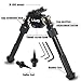 UUQ QV8 6-9 Inches Tactical Rifle Adjustable Bipod for Hunting and Shooting, Mount Base for Mlok Handguards, Directly Attach to M-Rail System, w/Spike Feet (Integral Model)