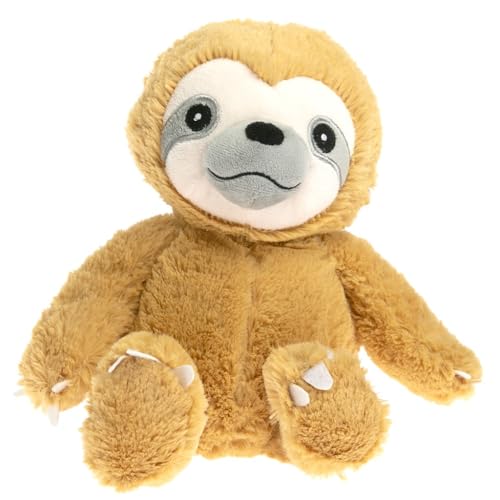 Bouillotte peluche paresseux micro-ondable lavande et blé Pelucho