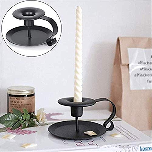 image for TXTCMP Candlestick Holders Black Candle Holder,Wrought Iron Taper Cand