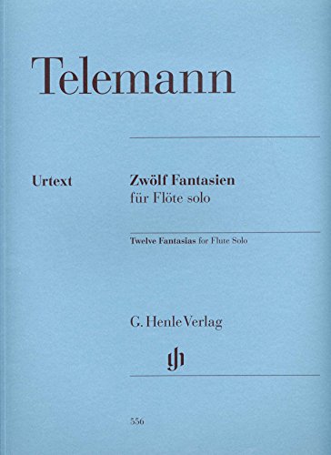 livre 12 Fantaisies TWV 40/2-13 --- Flûte solo