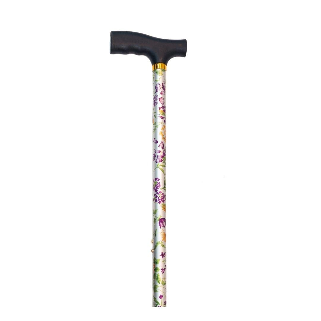 Bastón para Mayores y Adultos Basic, Extensible y Portátil, Altura Ajustable 78-101 cm, Puño Resistente a Golpes, Bastón para Caminar y Pasear, 400 g