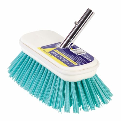 Brosse verte extra dure 20 cm pour éliminer la mousse incrustée sans effort