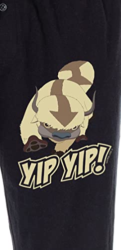 Nickelodeon Men's Avatar The Last Airbender Flying Bison Appa Yip Yip! Loungewear Pajama Pants3