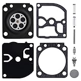 HIPA RB-129 Carburetor Rebuild Kit C1M-W26 Assembly for Poulan Pro PP3516 PP3816 PP4018 PP4218 PP4218AV PP4218AVX PPB3416 Chainsaw for ZAMA C1M-W26A C1M-W26B C1M-W26C C1M-W47 Carburetor Rebuild Kit