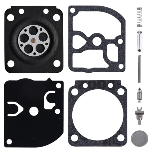 HIPA RB-129 Carburetor Rebuild Kit C1M-W26 Assembly for Poulan Pro PP3516 PP3816 PP4018 PP4218 PP4218AV PP4218AVX PPB3416 Chainsaw for ZAMA C1M-W26A C1M-W26B C1M-W26C C1M-W47 Carburetor Rebuild Kit