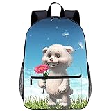 Breites Anwendungsspektrum: Der stylisch bedruckte Rucksack ist ein hervorragender Rucksack für den täglichen Gebrauch. Leicht und tragbar, geeignet für Outdoor-Aktivitäten wie Schule, Arbeit, Wochenendurlaub, Reisen, Wandern, Camping, Jagen, Wandern, Radfahren usw.