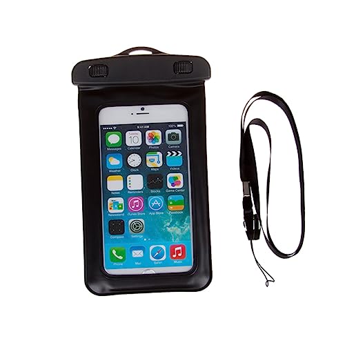 BESTYASH Bucket Bag Multifunctional Dry Bag for Outdoor Camping Swimming Rafting Phone Pouch Black