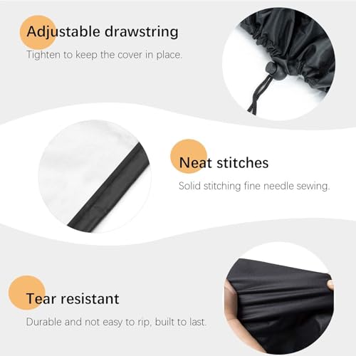 Protector para cruiser y motocicleta con lona impermeable 420D resistente para exterior 8