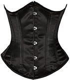 Orchard Corset CS-345 Black Satin Corset - Size 24