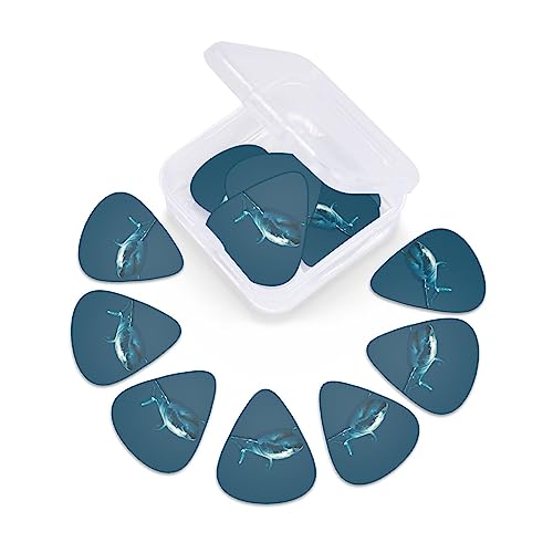 Blue Shark Lot de 12 médiators tendance et durables dans une boîte pour ukulélé guitare électrique basse - Les Beatles, Paul McCartney, John Lennon, RIngo Starr, George Harrison Blue Shark Lot de 12 médiators tendance et durables dans une boîte pour ukulélé guitare électrique basse – Image 7