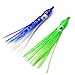 10pcs 90mm Fishing Lures Soft Baits Rubber Shrimp Baits Squid Hook Cloth Roll Sea Fishing Hook Saltwater Squid Lures