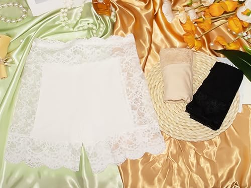 Image of Hibluco Women Lace Slip Shorts Anti Chafing Boyshorts Under Dresses