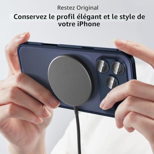 Protection objectif iPhone 17 Pro cadre métal fin avec verre HD - 6