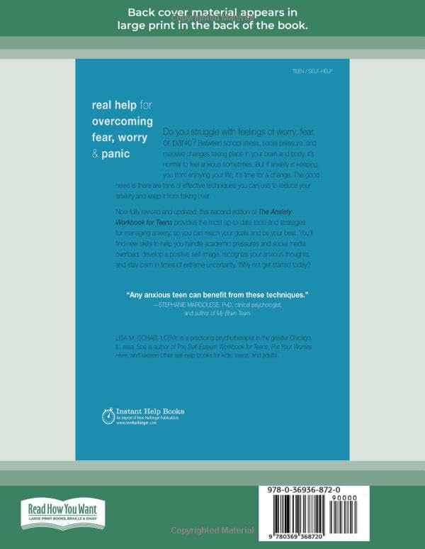 The Anxiety Workbook for Teens (Second Edition): Activities to Help You Deal with Anxiety and Worry - Image 2