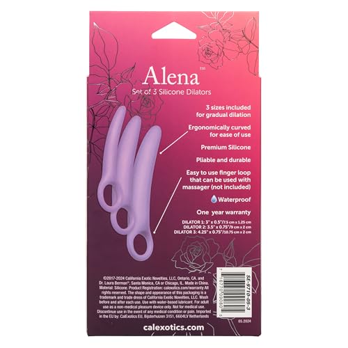 CalExotics Alena Dilator Set de Dr Berman kit de ejercitadores progresivos de 100 g 5