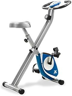 XTERRA Fitness FB150 Folding Exercise Bike, Silver, 31.5L x 18W x 45.3H in.