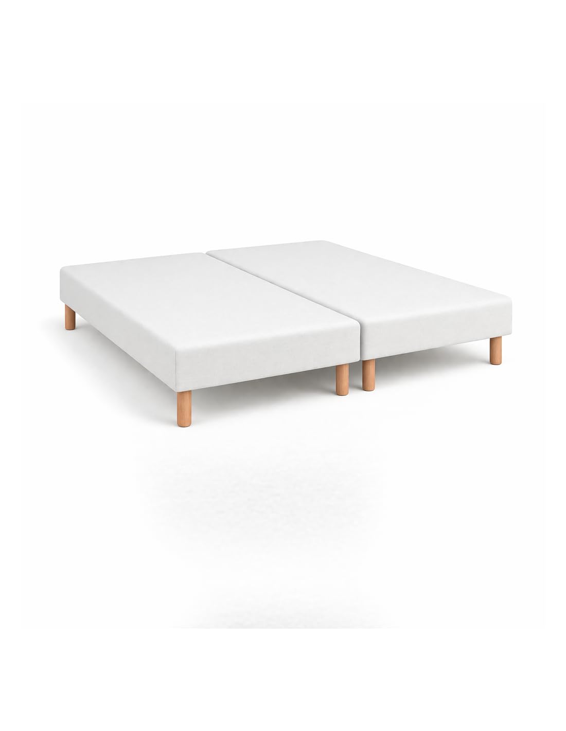 by sommiflex SOMMIER TAPISSIER Blanc 90x200x2 (180x200) avec Pieds offerts –