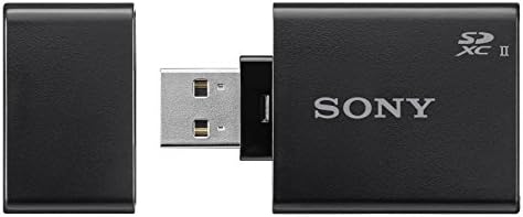 Sony MRW-S1 High Speed Uhs-II USB 3.0 Memory Card Reader/Writer for SD Cards Black 2.26" x 1.25" x 0.44"