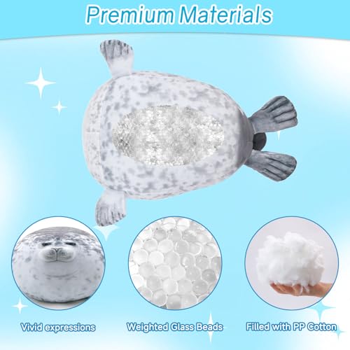 SQEQE Weighted Stuffed Animals Seals, Cute Seal Plush Soft Toy, 60CM – Ansicht 6