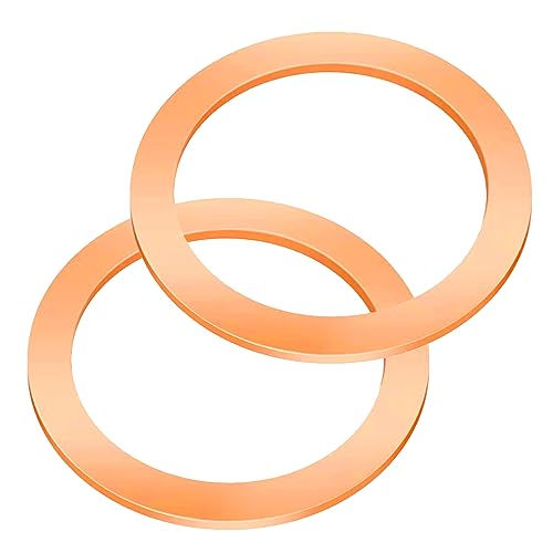 Image of M14 x 1.5 Oil Drain Plug Cooper Crush Washers Coolant Seal Ring Gasket 22 mm OD Pack of 20
