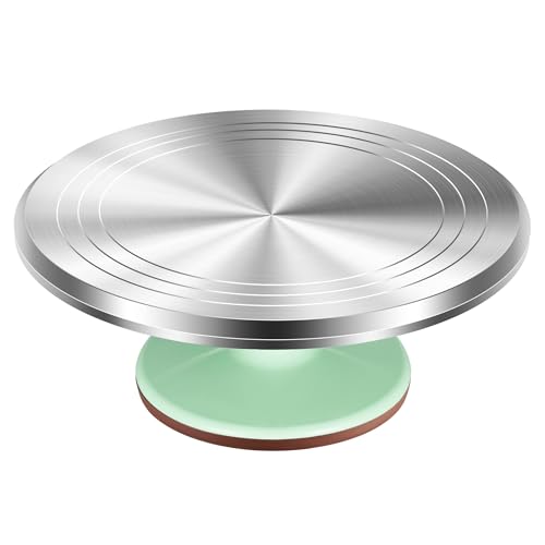 Kootek Aluminium Alloy Revolving Cake Stand...
