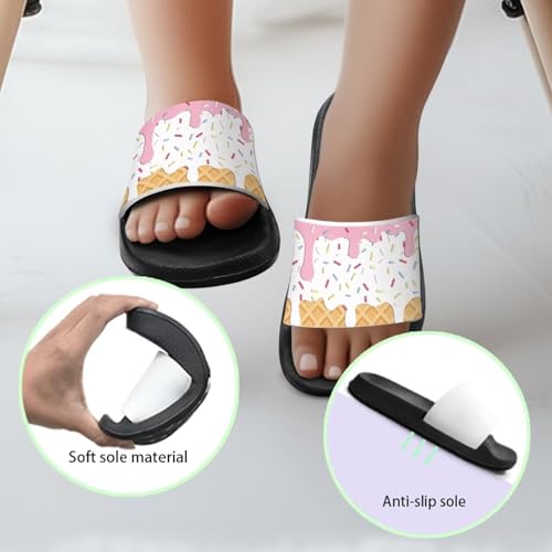 Image of Slides for Boys Girls Quick Drying Kids Slides Sandals Non-Slip