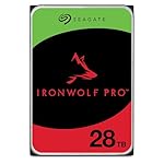 Seagate IronWolf Pro 28TB Enterprise NAS Internal HDD Hard Drive – CMR 3.5 Inch SATA 6Gb/s 7200 RPM 512MB Cache for RAID Network Attached Storage, Rescue Services (ST28000NT000)
