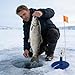 Ice Fishing Tip Up, Ice Rod Tip up Pole Orange Flag Angler Tackle Accessory Winter Strike Indicators for Outdoor Winter Fishing Activities (1)