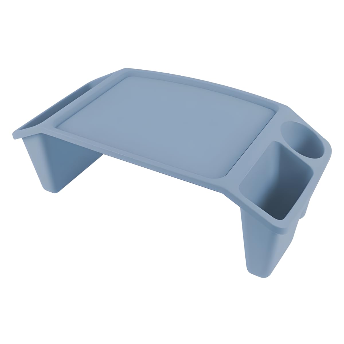 Yöl Blue Plastic Lap Tray Food Laptop Computer Desk Serving