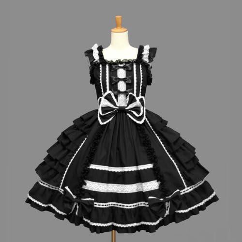Miniatura 6 de Vestido Lolita dulce para niñas, princesa con encaje, faldas, disfraces de cosplay