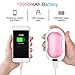 Sinwind Calentadores de Manos USB, Recargable 10000mAH Powerbank Calienta Manos Electrónico de...