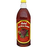 Sadaf Red Wine Vinegar - 100% Natural Red Wine Vinegar for Cooking & Food Flavoring - Kosher - 32 oz Bottle