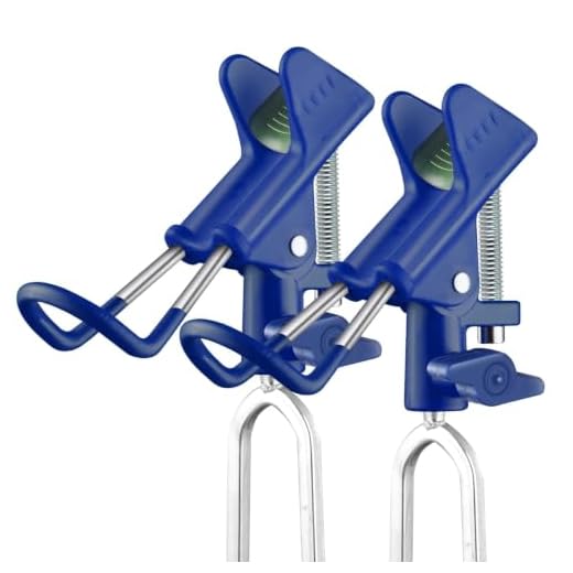 E-jades Fishing Rod Holders for Bank Fishing, Fish Pole/Rod Holder Ground, Bank Fishing Rod Rack Stand,Fish Pole Holder for Beach, for Men,360 Degree Adjustable-2 Pack