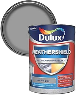 Dulux All Weather Protection Textured Masonry - 5L - Concrete Grey