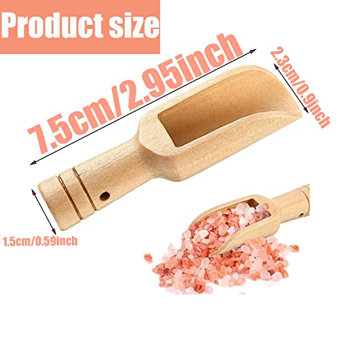 15 Pezzi Mini Cucchiaio in Legno,Cucchiaio da Tè