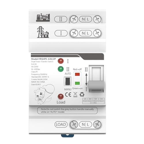 Inverseur de source automatique double alimentation pour maison et bureau
