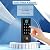 Fingerprint Door Lock with Handle Sets, BEBASIA Keyless Entry Door Lock, Bluetooth Front Handle Set, Smart Deadbolt, Electronic Keypad Digital Lock with Handle, Black