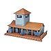 Outland Models Railroad Scenery Small Rural Train Station/Depot 1:87 HO Scale