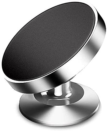 Belanto Magnetic Car Phone Holder, Universal 360° Rotation Strong Magnet Car Phone Holder Mount for Dashboard, Phone Holder Compatible with Smartphones and Mini Tablets (Car Phone Holder Round)