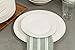 10 Strawberry Street Nova White Round 62-Piece Dinnerware Set, Service for 6