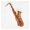 Tenor Saxofoon Koffie Kleur Koperen B-platte Tenor Sax Retro Bronzen Mondstuk Student Saxofoon