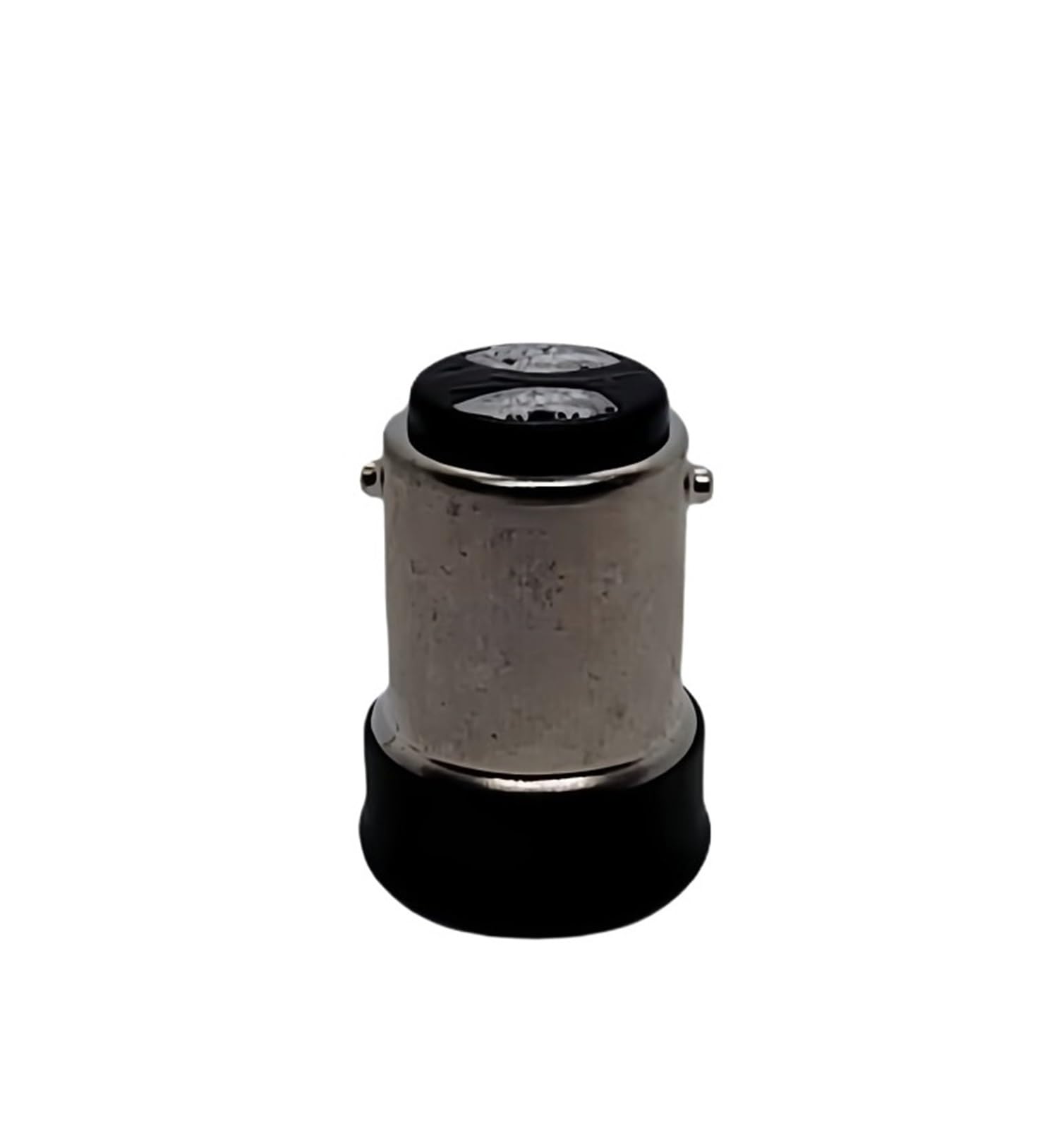 Genérico BA15D a E14 Base lámpara de luz LED bombilla adaptador convertidor giro portalámparas tornillo(100PCS,schwarz)