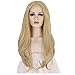 Produktbild Natürliche Damen perücke Natürliche welle typ blonde farbe hitzebeständige haar cosplay partei synthetische spitzefrontseite perücke für frauen,26 Zoll