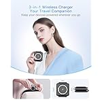 Magnetic Wireless Charger for iPhone: Fodable 3 in 1 Charging Station for Multiple Apple Devices - Travel Charging Pad Dock for Apple Watch iPhone 16 15 14 13 12 Pro Max Plus & Airpod - Image 2
