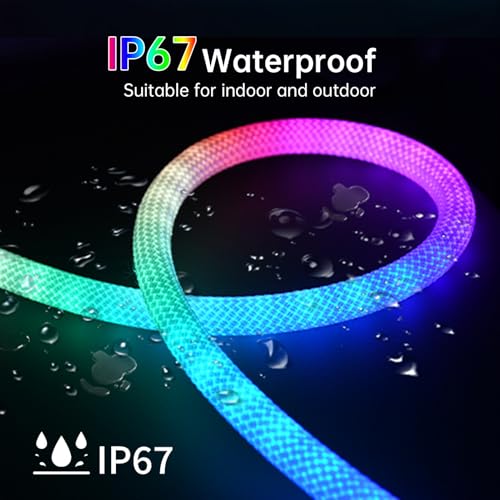 Tira de luces LED flexible 16.4 pies RGB con control USB miniatura 2