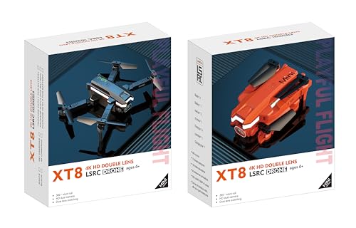 LS-XT8 Mini Drone Com Camera 1080p HD 4K FPV WiFi Remoto Drone Dobrável Quadricóptero Com Bolsa De T