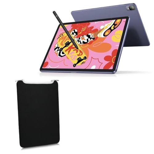 BoxWave Case Compatible with XP-Pen Magic Drawing Pad (12.2 in) - SlipSuit, Soft Slim Neoprene Pouch Protective Case Cover - Jet Black
