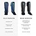 Sanabul Essential Kickboxing Shin Guards with Hook & Loop Straps Shin Pads for MMA Muay Thai and Martial Arts - Metallic Blue, S/M